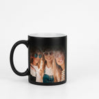 Girls Squad Best Friends Photo Magic Mug with Keychain – Heat Changing Design