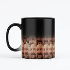 Bazinco Personalized Magic Mug – Custom Face Collage Color Changing Photo Mug