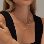 Bazinco Mama Name Necklace – Personalized Script Mama Necklace for Mothers