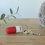 Bazinco Travel Pill Case Keychain Capsule | Portable Waterproof Tablet Holder Mini Container with Key Ring