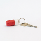 Bazinco Travel Pill Case Keychain Capsule | Portable Waterproof Tablet Holder Mini Container with Key Ring