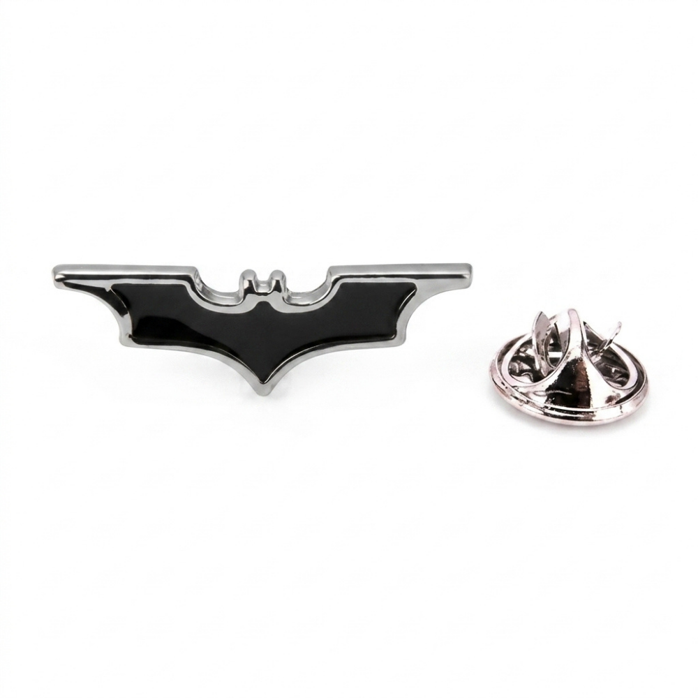 Bat Logo Lapel Pin by Bazinco – Premium Minimalist Suit Pin for Men Formal Wear