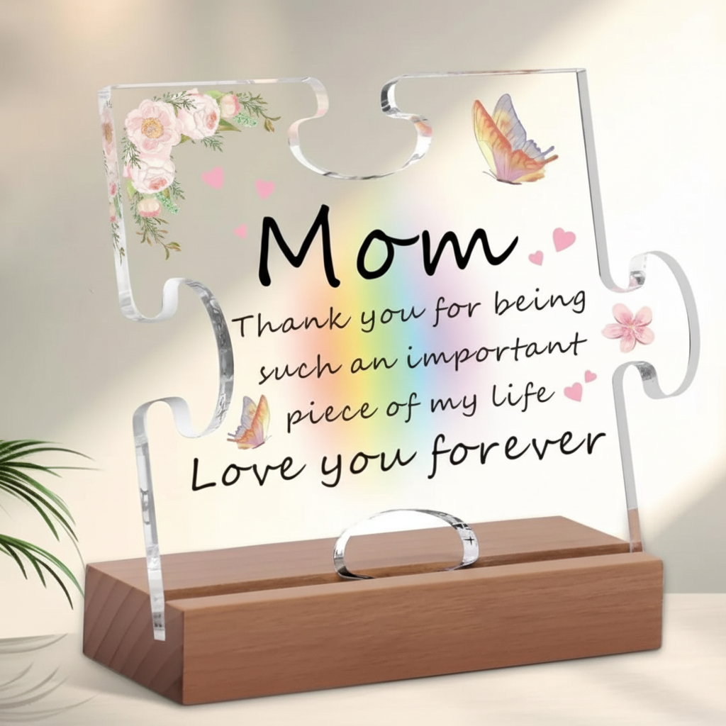 Bazinco custom frames
mom acrylic frame, personalized mom gift, acrylic plaque for mom, mother’s day gift ideas, unique mom gift, custom mom plaque, puzzle acrylic frame, emotional gifts for mom, birthday gift for mom, mom keepsake gift, engraved acrylic frame, love you mom gift, personalized acrylic plaque, decorative frame for mom, heartfelt gifts for mother, modern home decor gift, acrylic desk decor, gift for mother from daughter, meaningful gifts for mom, bazinco gifts