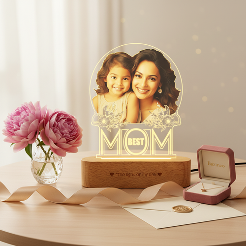 Bazinco Personalized LED Lamp for Mom