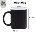 photo magic mug, custom heat changing mug, couple photo mug, personalized coffee mug with picture, romantic gift mug