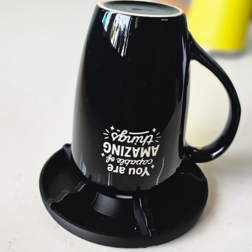 Bazinco Eco-Friendly PLA Drying Stand – Biodegradable Multipurpose Mug & Bottle Drying Holder