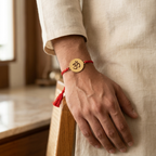 Bazinco Om Rakhi | Spiritual Rakhi for Brother | Sacred Hindu Raksha Bandhan Thread with Om Symbol