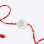 Bazinco Om Rakhi | Spiritual Rakhi for Brother | Sacred Hindu Raksha Bandhan Thread with Om Symbol