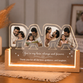 Customized PAPA Photo Frame with Warm LED Light – Bazinco Bespoke Father’s Day Gift
