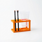 Bazinco Paint Brush Holder Stand – Artist Brush Organizer with Water Cup for Art Supplies