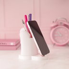 Bazinco Paw Shape Desk Organizer Stand – Cute Pen Holder with Mobile Stand for Study Table