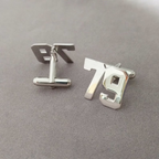 Personalised Number Cufflinks for Men – Custom Date |Jersey|Lucky Number Cufflinks | Unique Wedding & Anniversary Gift