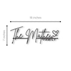 Bazinco name plates
personalized family metal name plate

family name plate for home

custom family name plate

personalized house name plate

stylish door name plate

metal name plate for home