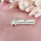 bazinco brooch
custom name badge
doctor lapel pin
medical brooch