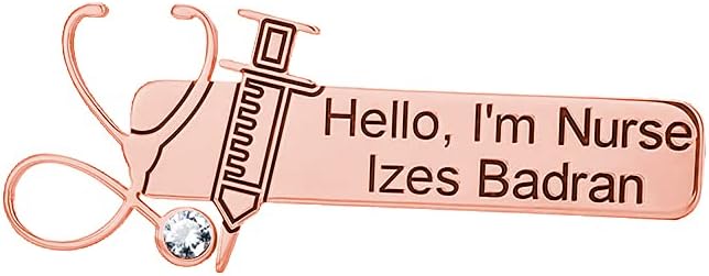 
Bazinco brooches 
personalized doctor name brooch
doctor name badge
custom doctor brooch
medical name brooch
name brooch for doctor