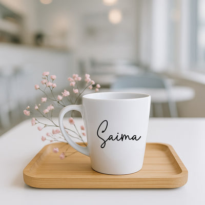 Bazinco Personalized Ceramic Mug Rose Gold Heart