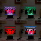 Bazinco Personalised Raksha Bandhan LED Photo Stand | Custom Acrylic Photo Lamp with 3 Photos | Best Bhai Ever Gift | Rakhi Gift for Brother | Personalized Night Light