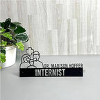 Bazinco Doctor Care Personalized Doctor Name Plate | Custom Physician Desk Name Board for Clinic