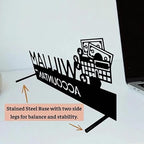 Bazinco Doctor Care Personalized Doctor Name Plate | Custom Physician Desk Name Board for Clinic