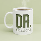 Bazinco Custom Initial Name Coffee Mug | Personalized Alphabet Ceramic Mug | Printed Coffee Cup for Home & Office | Birthday & Anniversary Gift | 325 ml
