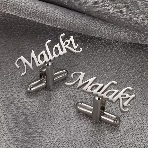 Personalised Name Cufflinks Bazinco