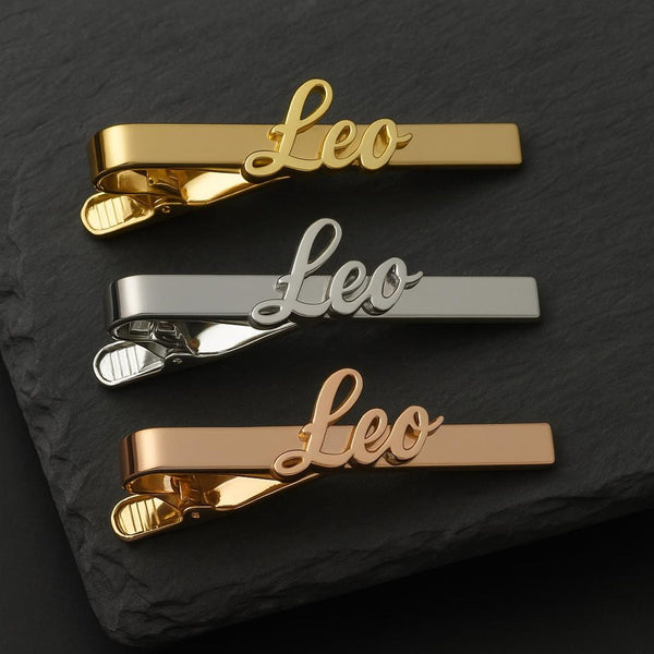 Personalised Name Tie Clip Bazinco