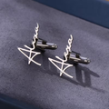 Bazinco Custom Signature Cufflinks – Personalized Name Cufflinks for Men Formal Shirts
