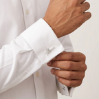 Bazinco Custom Signature Cufflinks – Personalized Name Cufflinks for Men Formal Shirts