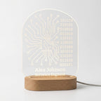 Bazinco Personalized Circuit Board LED Name Lamp | Custom Acrylic Desk Light with Name & Profession for Software Engineer, Programmer & Tech Professional