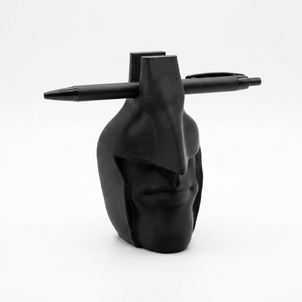 Bazinco Spartan Warrior Pen Holder – Modern Helmet Desk Organizer for Office & Study Table