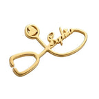Bazinco Stethoscope Lapel Pin for Doctors | Medical Brooch Badge Healthcare Gift Accessory
