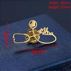 Bazinco Stethoscope Lapel Pin for Doctors | Medical Brooch Badge Healthcare Gift Accessory