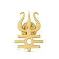 Stylish Trishul Lapel Pin for Men & Women | Bazinco Shiva Trident Brooch for Blazer Jacket & Ethnic Wear
