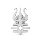 Stylish Trishul Lapel Pin for Men & Women | Bazinco Shiva Trident Brooch for Blazer Jacket & Ethnic Wear