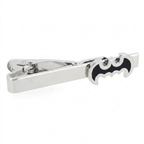 Bazinco Designer Bat Logo Tie Clip for Men – Premium Enamel Tie Bar for Office & Party Wear