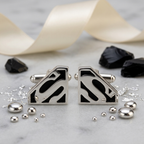Bazinco Superman Logo Inspired Cufflinks – Stylish Superhero Cufflinks for Men Formal Wear