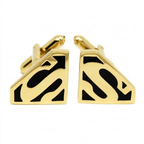 Bazinco Superman Logo Inspired Cufflinks – Stylish Superhero Cufflinks for Men Formal Wear