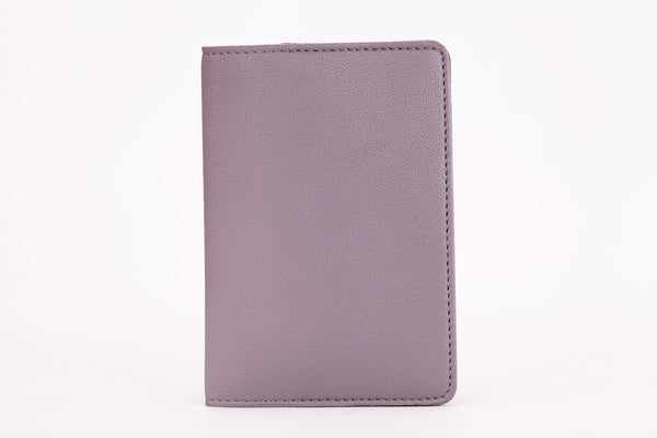 Bazinco Travel Passport Wallet with Card Slots | Elegant Lilac Passport Cover for Women & Men