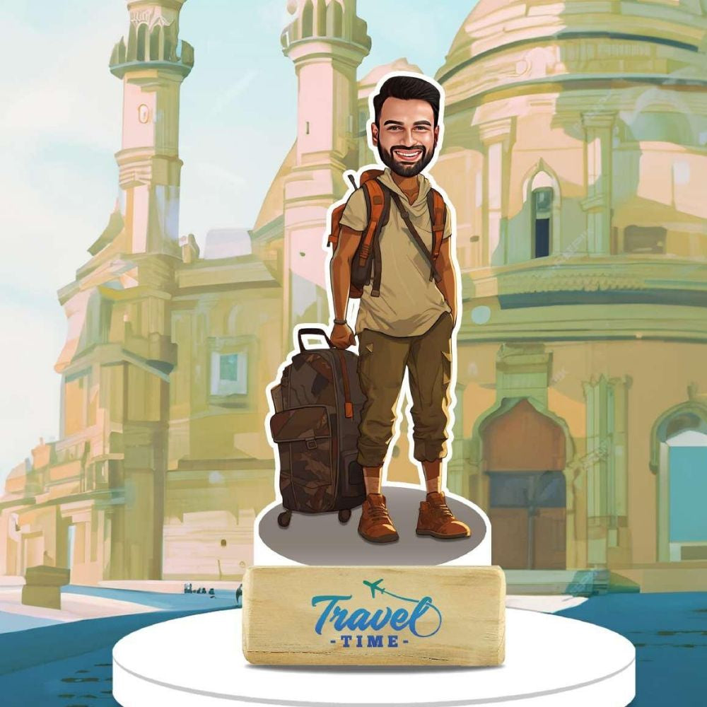Bazinco traveller caricature
Personalised traveller caricature gift
Custom caricature gift for travel lover
Unique gift for travellers India
Birthday gift for travel lover men
Custom backpacker caricature figurine
Personalised adventure gift India
Travel lover birthday gift unique
Custom travel figurine personalised
Gift for backpacker men India
Personalised caricature for explorer

