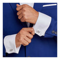 Bazinco Venetian Mask Drama Silver Cufflinks for Men | Theatre Comedy Tragedy Designer Shirt Cufflinks | Premium Formal Accessories