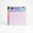 Bazinco Weekly Meal Planner Fridge Magnet | 11x11 Inch Reusable Magnetic Meal Planning Board | Dry Erase Weekly Menu Planner for Kitchen, Grocery Planning & Healthy Eating