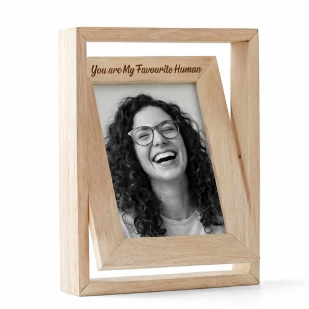 Bazinco Personalized Photo Frame – Custom Picture Frame for Home Decor, Memories & Gift Giving