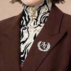 Bazinco 2 Letter Initial Custom Brooch – Personalized Name Initial Pin for Blazer & Wedding Accessories