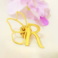 Bazinco Initial Butterfly Custom Brooch – Personalised Letter Butterfly Brooch Pin
