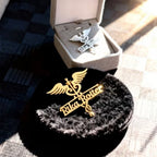 Bazinco Doctor Design Custom Name Brooch – Personalised Medical Professional Brooch Pin