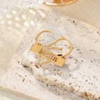 Bazinco Horse Design Custom Name Brooch – Personalised Horse Lover Brooch Pin