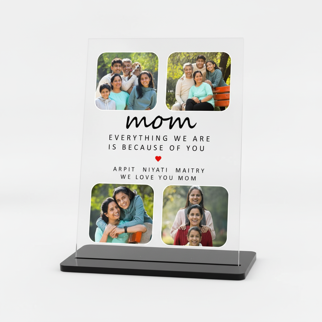 Bazinco photo frames 
personalized photo frame for mom
custom photo frame for mother
mothers day photo frame gift
personalized gift for mom
custom photo gift for mom
photo frame with message
personalized collage photo frame
custom family photo frame
photo frame gift India
personalized keepsake for mom
custom name photo frame
emotional gifts for mother