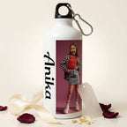Bazinco Custom Photo Water Bottle with Name | Personalized Sipper Bottle for Kids, School & Travel