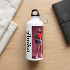 Bazinco Custom Photo Water Bottle with Name | Personalized Sipper Bottle for Kids, School & Travel
