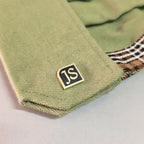 Personalized Black Enamel Initial Cufflinks – Custom Monogram Cufflinks for Men by Bazinco